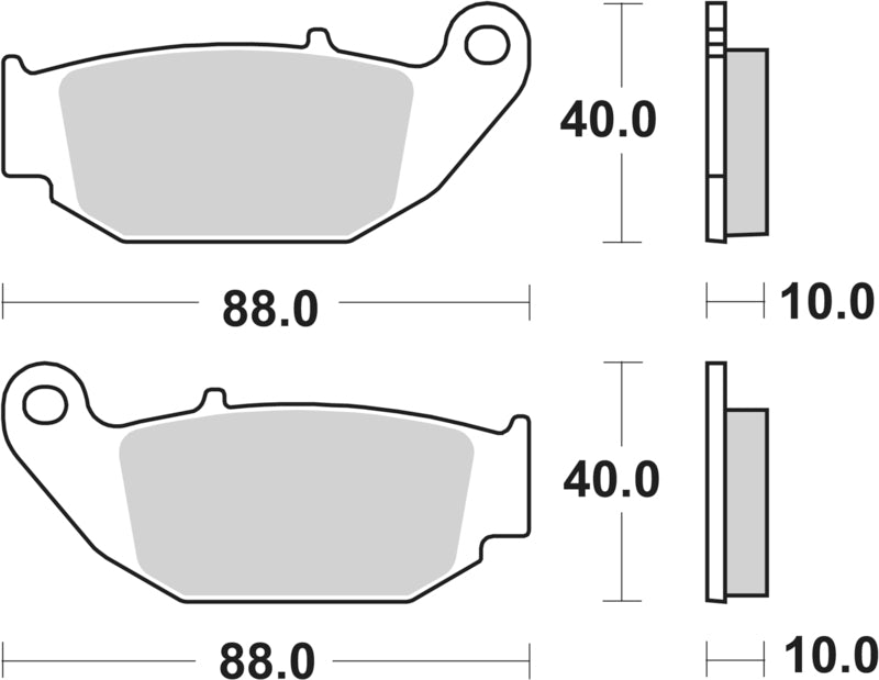 Sbs Bremseskiver Racing Sintert
