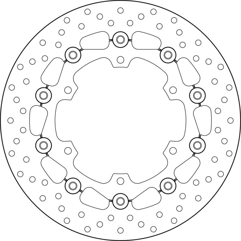 Brembo Serie Oro bremseskive flytende