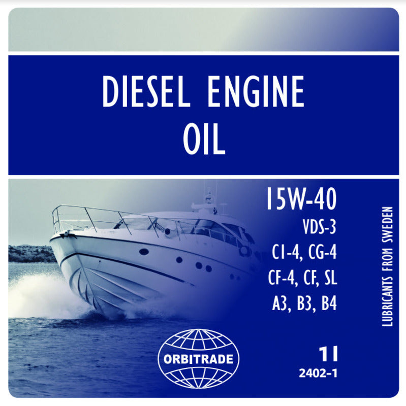 Orbitrade Diesel motorolje 15W40 210L