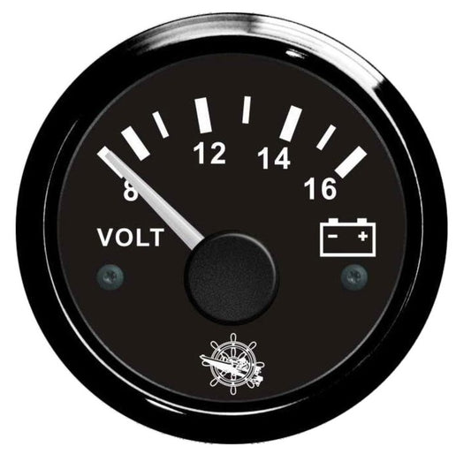 Voltmeter 12v 8-16 v.