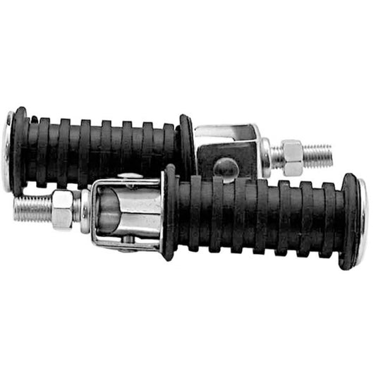 Tec-X Fotstøttesett, Rund bolt-modell, M10 x 25mm