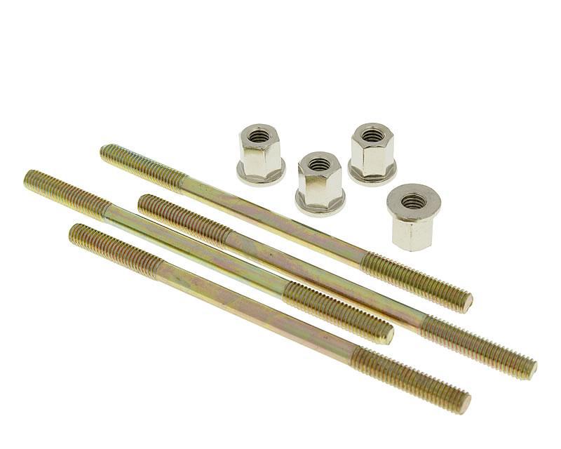 Naraku Sylinderbolter sett M6 x 110 mm, Piaggio- / Peugeot-scootere
