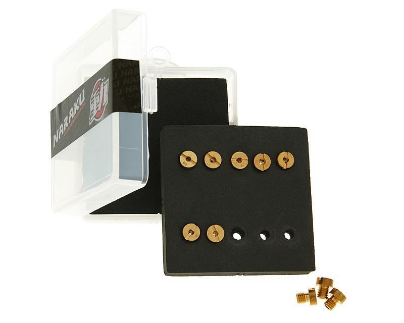 Naraku hoveddyse sett, 6mm, #70 - #88 (10 stk), Passer: Dellorto