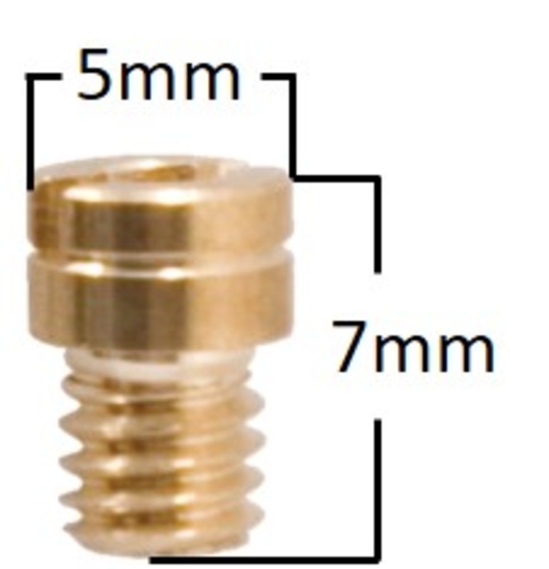Main Jet, # 94 , Round, M4, Fits: Keihin