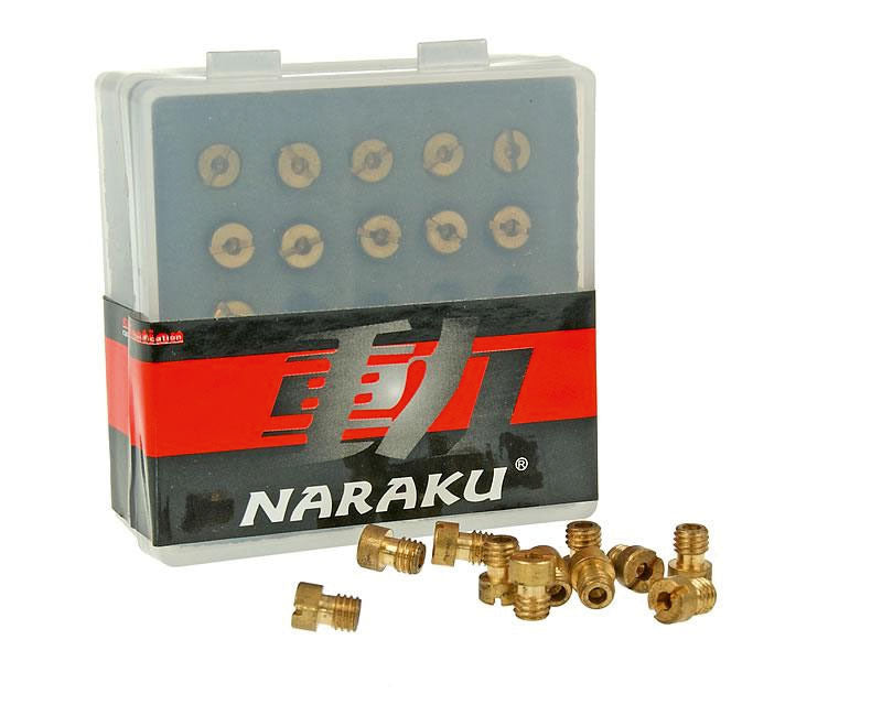 Naraku Hoveddyse sett, 5mm, #80 - #100 (11stk), Passer: Dellorto
