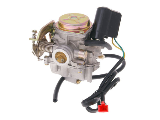 Forgasser, 18mm, Metall-topp, Kina-scooter 4-T 50cc / Kymco 4-T / SYM 4-T