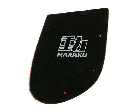 Naraku Luftfilter, Dobbeltlag, Kymco Agility 2-T, Grand Dink, Super 9 (SF10)