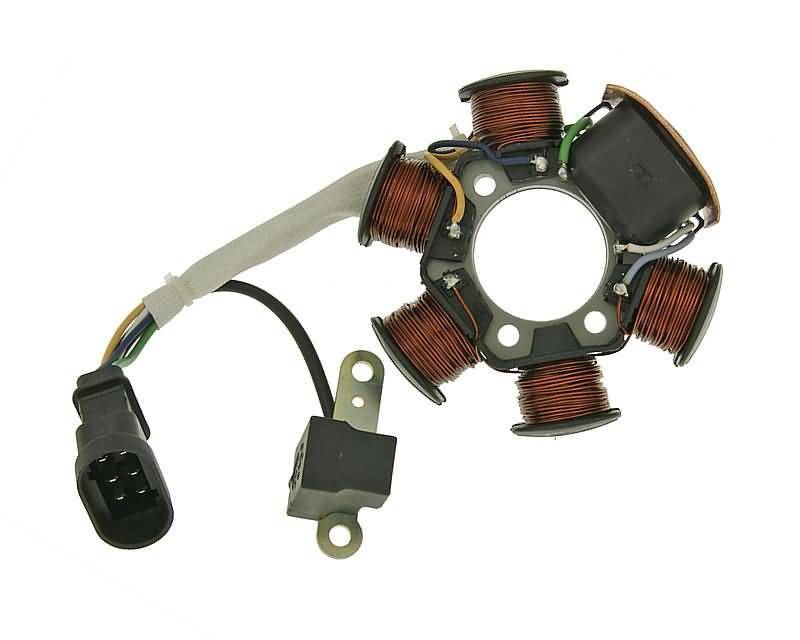 Stator, Aprilia 50cc 2-T (Piaggio) / Gilera- / Piaggio 50cc 2-T 99-