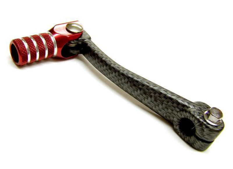 Tec-X Girpedal, Karbon-stil/Rød, Minarelli AM6