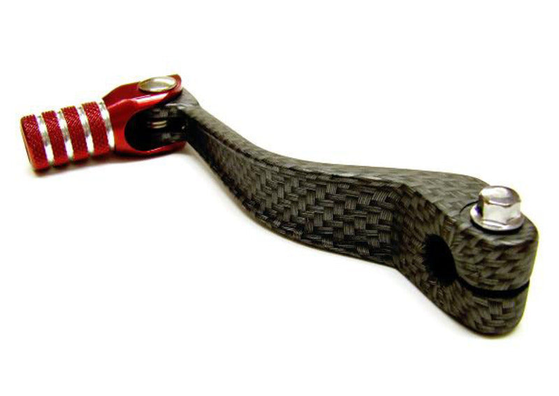 Tec-X Girpedal, Karbon-stil/Rød, Derbi Senda / Aprilia RX,SX  06- / Gilera RC