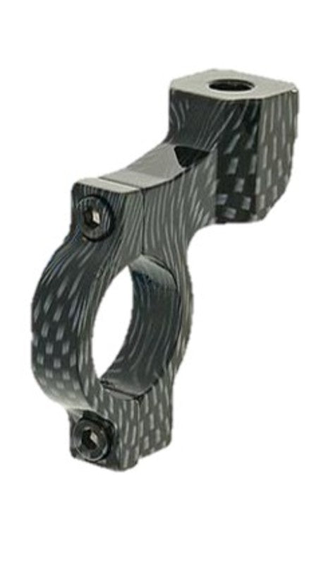Speilklemme, Karbon+-stil, Ø 22mm styre, M8 speil