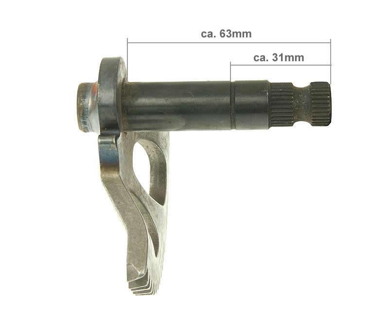 Sparkeaksel, 63mm, CPI- / Keeway-scooter 2-T