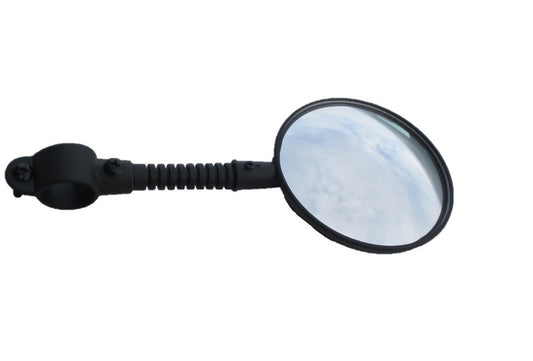 Tec-X Speil, Høyre/Venstre, Universalt, Svart, Vidvinkel, Klemmetype, Bøybar arm