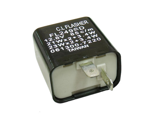 Blinklysrele, Mekanisk, 2-pinners, 12V