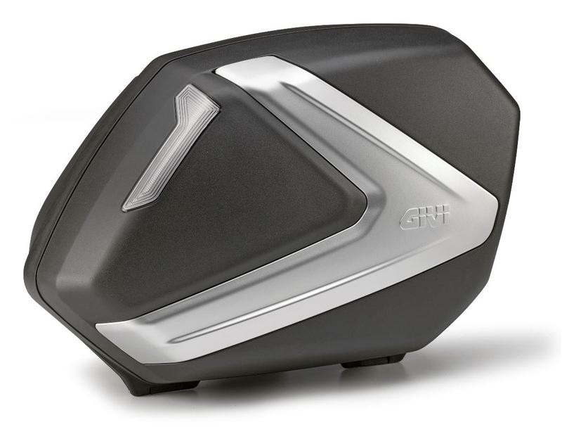 Givi V37 Tech pair of blacksidecases with smoke reflectors