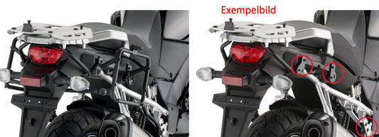 Givi Hurtigutløser rørt sideveskeholder for MONOKEY® vesker Honda Crosstourer