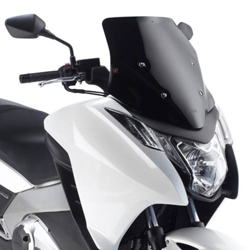 Givi Specific low sport screen, gloss black 47 x 43 cm (HxW) Integra 700/750