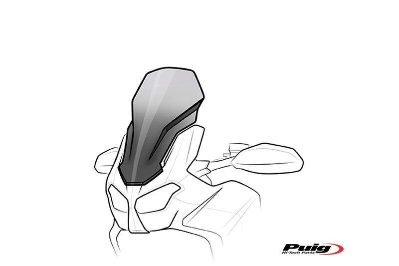 Puig Touring Vindskjerm Gsx-S1000F 15'-21' C/Svart