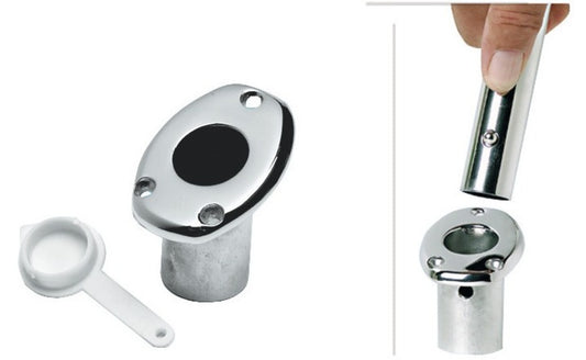 Flush flagstaff base