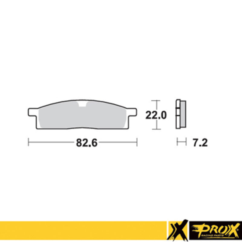 ProX Fremre bremsekloss YZ80/85 '93-23 + TT-R125 '00-17