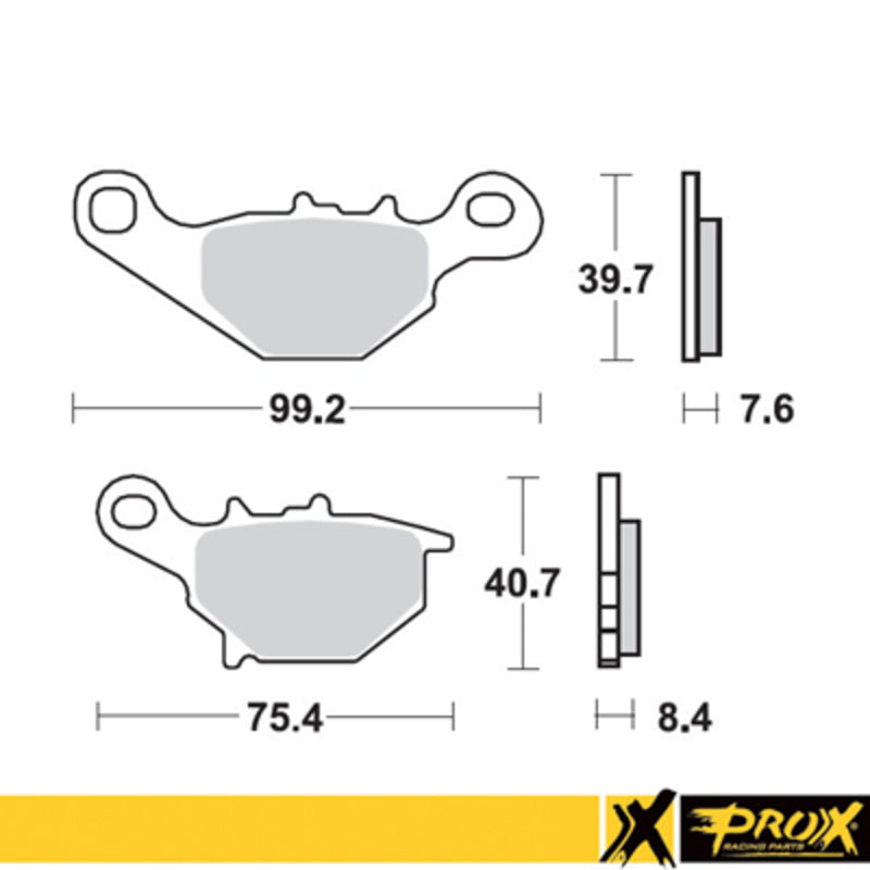 ProX Fremre bremsekloss RM80/85 '96-04