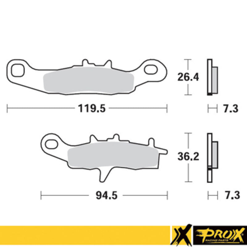 ProX Bremsekloss Foran KX80/85/100 '97-23 + RM85 '05-23