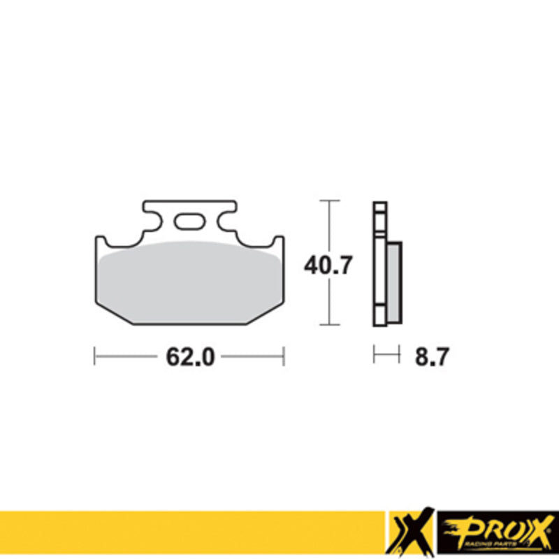 ProX Bremsekloss Bak KX125/250/500 '89-94 + RM125/250 '89-95