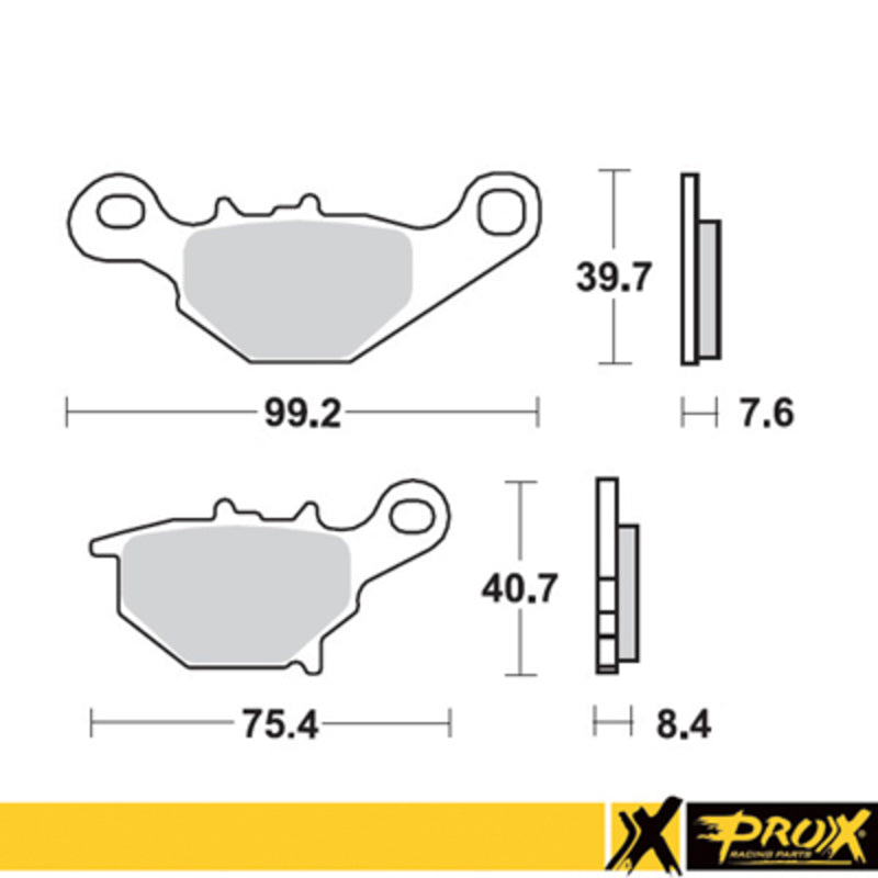 ProX Bakbremsekloss RM85 '05-23