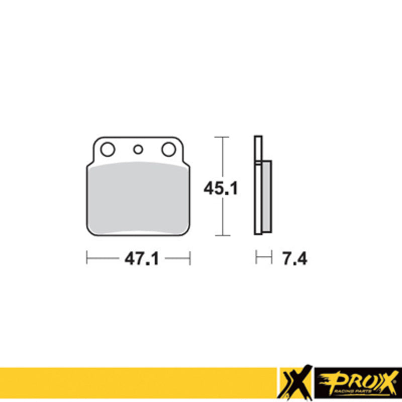 ProX Bremsekloss bak LT-Z400 '03-13 + LT-R450 '06-11 + KFX400