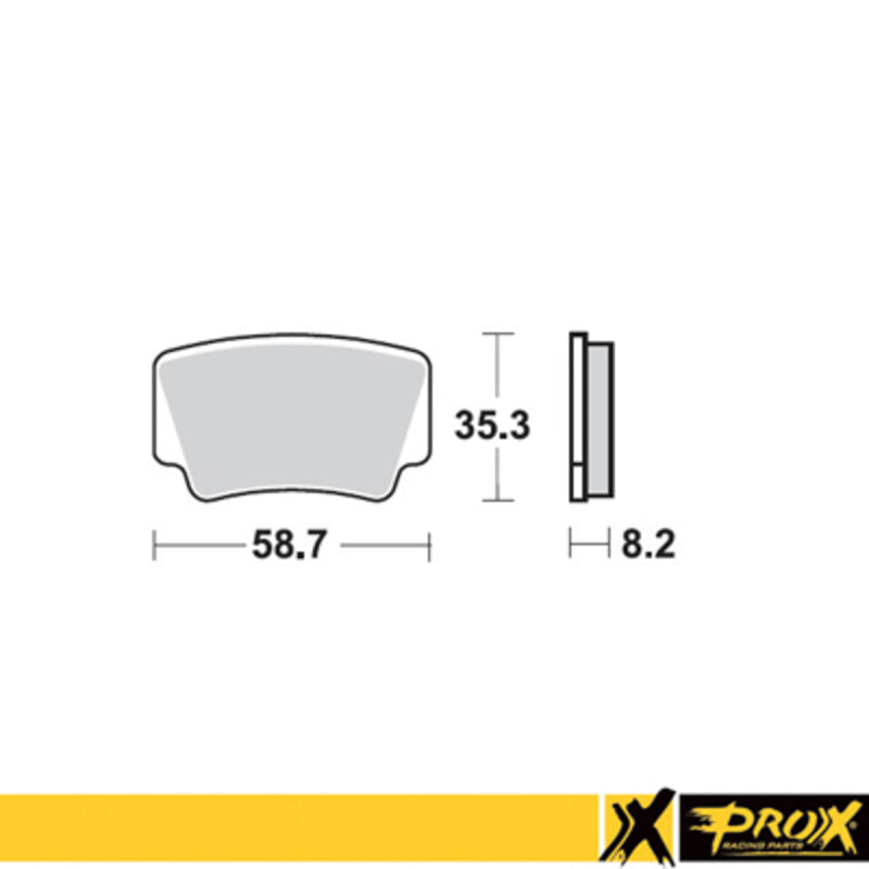 ProX Bremsekloss Bak KTM450/505/525SX-XC ATV '08-11