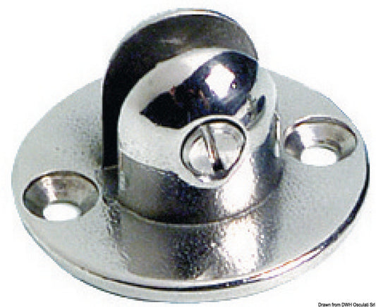 Base med gaffel/pin Ø 8mm