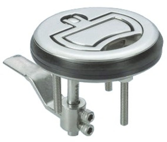 flush pull, SS, m/lås