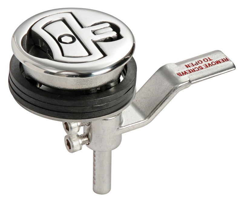 flush pull, SS, m/lås