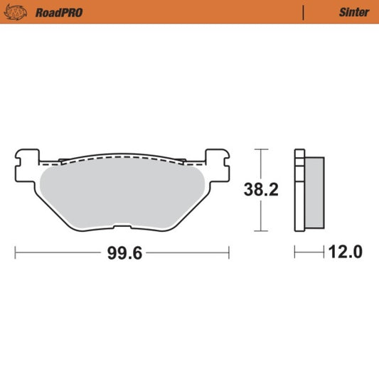 Moto-Master Bremseklosser RoadPRO Scooter