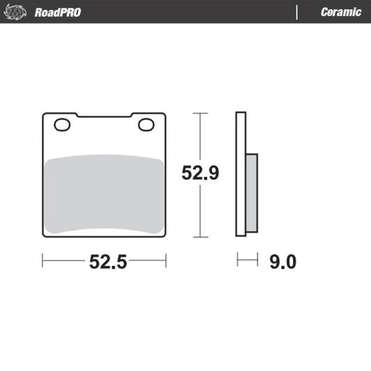 Moto-Master Bremseklosser RoadPRO Keramisk