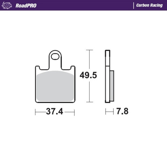 Moto-Master Bremseklosser RoadPRO Carbon Racing