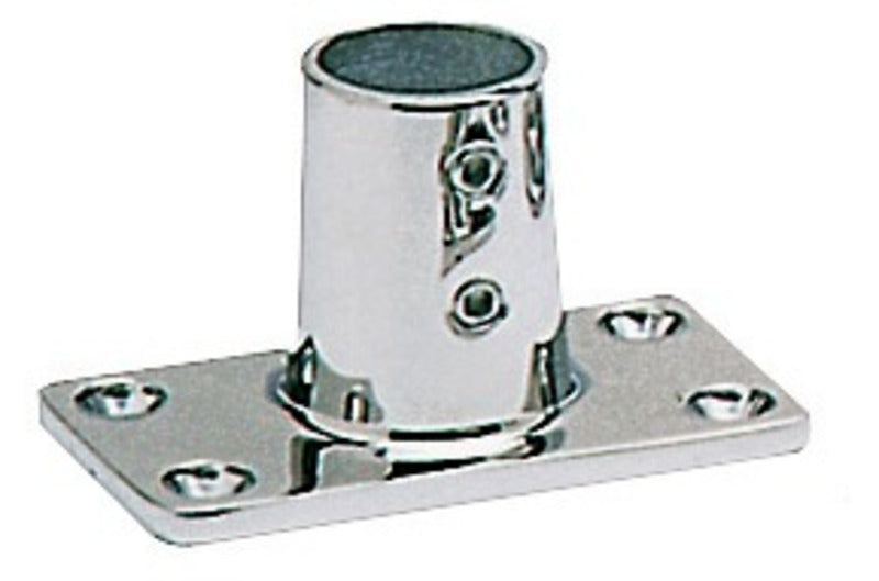 S.S pulpit base rett 25mm sq.