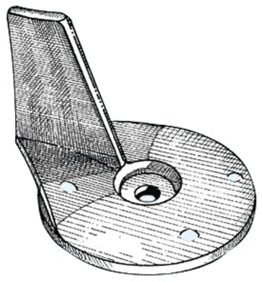 Osculati anode fin (sink) Mercury/Mariner 25-50HK