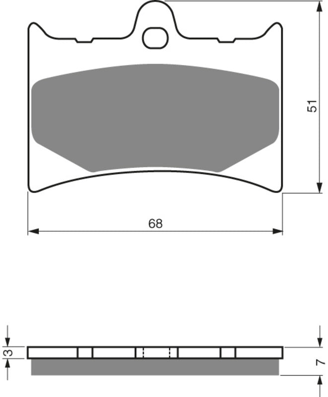 GOLDFREN Brake Pads 019 Ceramic Carbon AD