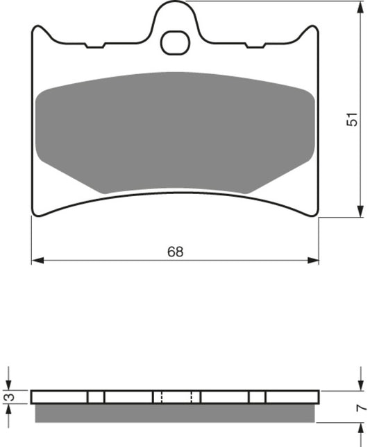 GOLDFREN Brake Pads 019 Ceramic Carbon AD