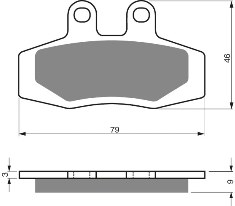 GOLDFREN Brake Pads 026 Ceramic Carbon AD