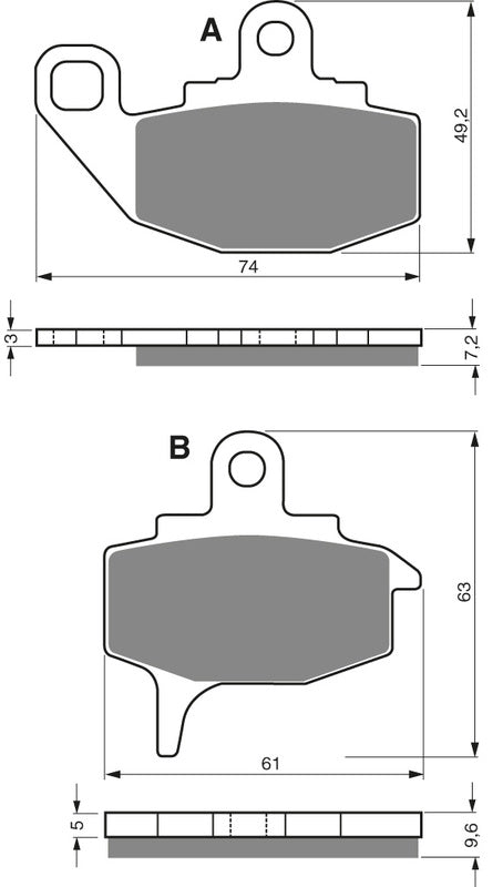 GOLDFREN Brake Pads 035 Ceramic Carbon AD