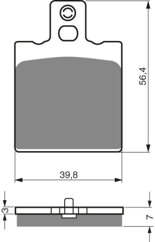 GOLDFREN Brake Pads 038 Ceramic Carbon AD