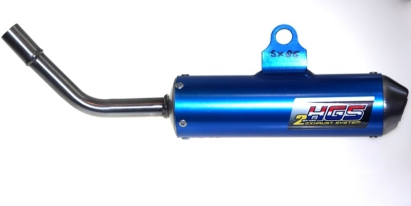 HGS Lyddemper 2T Racing KTM85 03-17, TC85 14-17 Blå