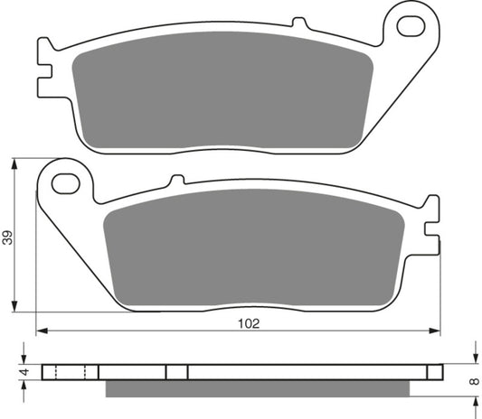 GOLDFREN Bremseklosser 022 Keramisk Karbon S3
