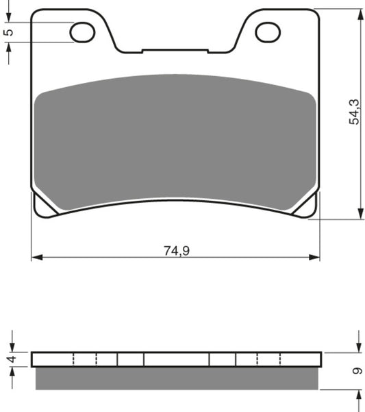 GOLDFREN Bremseklosser 028 Keramisk Karbon S3