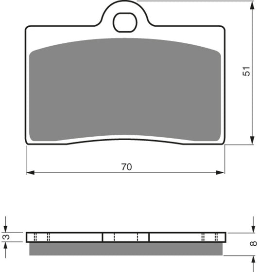 GOLDFREN Bremseklosser 064 Keramisk karbon S3