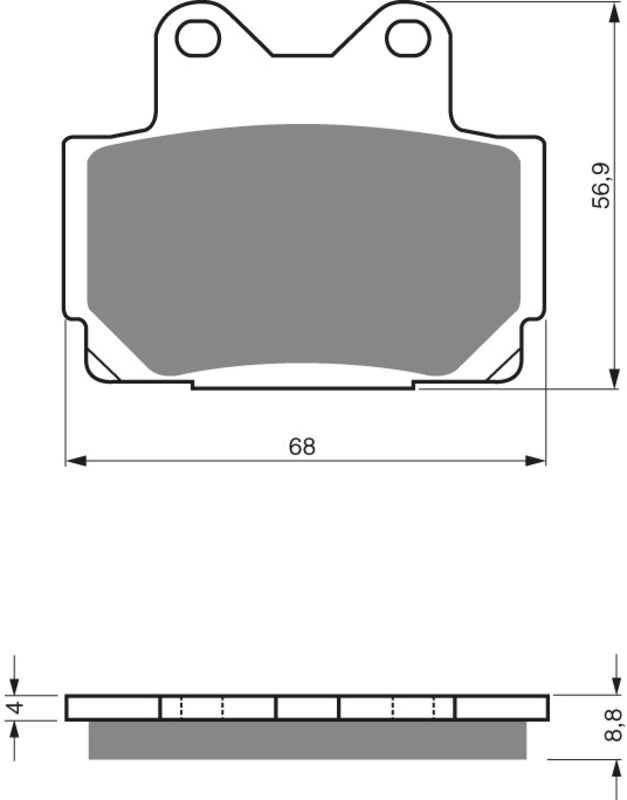 GOLDFREN Bremseklosser 067 Keramisk karbon AD