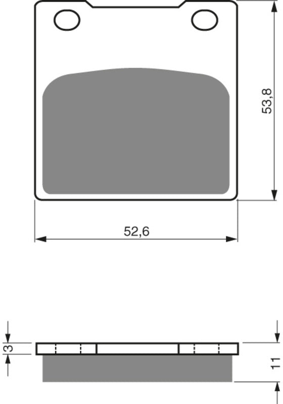 GOLDFREN Bremseklosser 068 Keramisk karbon AD