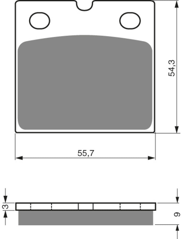 GOLDFREN Brake Pads 081 Ceramic Carbon S3